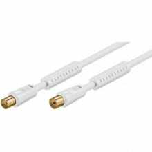 Cables & Interconnects Кабель для ТВ-антенны Wirboo W103 Белый 5 m