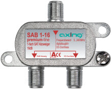 Antennas Axing SAB 1-16 Cable splitter Aluminium