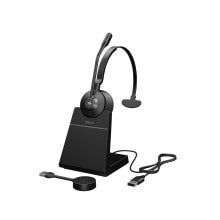 Headphones Jabra Engage 55 - USB-C MS Mono Stand, EMEA/APAC, Wireless, Office/Call center, 57 g, Headset, Black