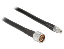 Cables & Interconnects DeLOCK 3m, N/RP-SMA coaxial cable CFD400, LLC400 Black