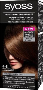 Hair Dye Syoss Farba do włosów Czekoladowy Brąz nr 4-8