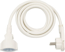 Extension cords and adapters 1168980230. Cable length: 3 m, Connector gender: Male/Female, Cable colour: White