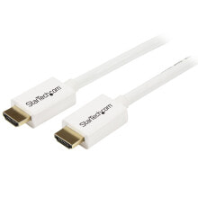 Cables or Connectors for Audio and Video Equipment StarTech.com 3m (10 ft) White CL3 In-wall High Speed HDMI Cable - Ultra HD 4k x 2k HDMI Cable - HDMI to HDMI M/M