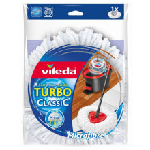 Cleaning Cloths, Brushes and Sponges Vileda TURBO ClassiC Mop head White
