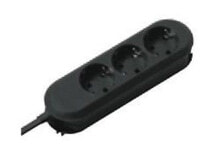 Extension Cords and Surge Protectors SMARTLINE, 1.5 m, 3 AC outlet(s), Black, 3680 W, 16 A, 185 mm