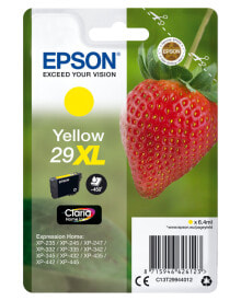 Cartridges Epson Strawberry Singlepack Yellow 29XL Claria Home Ink