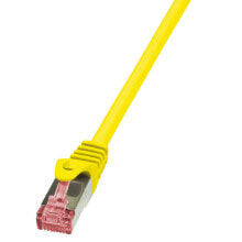 Cables or Connectors for Audio and Video Equipment LogiLink 1m Cat.6 S/FTP networking cable Yellow Cat6 S/FTP (S-STP)