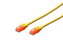 Cables & Interconnects Digitus DK-1612-005/R networking cable Red 0.5 m Cat6 U/UTP (UTP)