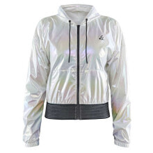 Athletic Hoodies CRAFT UNTMD Shiny Full Zip Sweatshirt