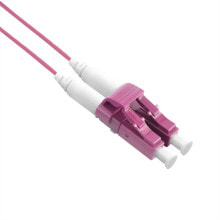 Wires, cables ROLINE 21.15.9265 fibre optic cable 10 m LC OM4 Violet
