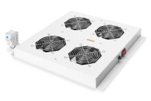 Gaming PC Coolers and Cooling Systems Digitus DN-19 FAN-4-N hardware cooling accessory Grey