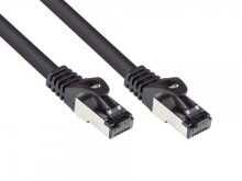 Cable channels Alcasa 8060-HP050S networking cable Black 5 m Cat6a S/FTP (S-STP)