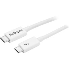Chargers and Power Adapters Кабель Startech TBLT3MM1MW