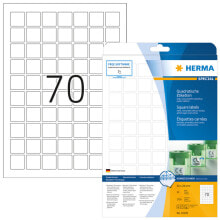 Paper and Film HERMA Removable labels A4 24x24 mm square white Movables/removable paper matt 1750 pcs.