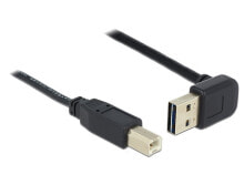 Cables & Interconnects DeLOCK 85183, 0.5 m, USB A, USB B, 2.0, Male connector / Male connector, Black