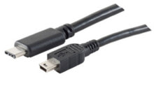 Cables & Interconnects shiverpeaks BS77144-1.8 USB cable 1.8 m USB 2.0 USB C Mini-USB B Black