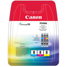 Cartridges Картридж с оригинальными чернилами Canon CLI-8 C/M/Y Трехцветный