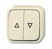 Sockets, switches and frames Busch-Jaeger 2621/4 AP, 1P, White, 250 V, 10 A, 63 mm, 31 mm