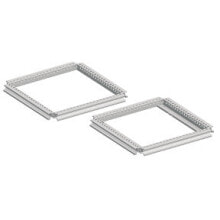 Accessories for telecommunications cabinets and racks Schneider Electric NSYSFC108. Type: Rack frame, Product colour: Grey, Housing material: Steel. Width: 1000 mm, Depth: 800 mm