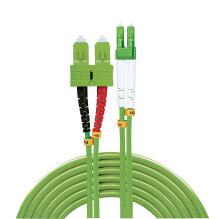 Cable channels Lindy 46326 fibre optic cable 20 m 2x LC 2x SC OM5 Green