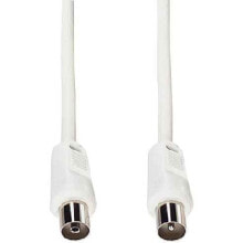 Cables & Interconnects e+p HFT 5 coaxial cable 5 m coax plug coax jack White