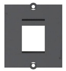 Sockets, switches and frames 1 x Keystone. Product colour: Black