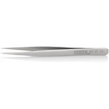 Tweezers Knipex 92 21 07, Stainless steel, Stainless steel, Pointed, Straight, 14 g, 10 mm