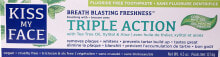Toothpaste Kiss My Face Triple Action Toothpaste Cool Mint Gel -- 4.5 oz