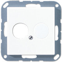 Sockets, switches and frames JUNG A 562 WW. Product colour: White, Material: Duroplast, Design: Conventional