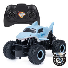 RC Cars and Motorcycles Monster Jam , Official Megalodon Remote Control Monster Truck, 1:24 Scale, 2.4 GHz, for Ages 4 and Up