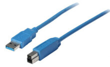 Cables & Interconnects shiverpeaks USB 3.0, 5 m USB cable USB 3.2 Gen 1 (3.1 Gen 1) USB A USB B Blue