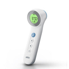 Baby Thermometers Braun BNT400 digital body thermometer Remote sensing White Forehead