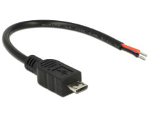 Accessories And Spare Parts For Microcomputers DeLOCK 82697 USB cable 0.1 m USB 2.0 Micro-USB B Black