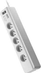 Extension Cords and Surge Protectors APC PM5U-FR surge protector White 5 AC outlet(s) 230 V 1.83 m