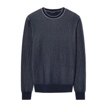 Mens Pullovers hACKETT Plated Tipped Rib Sweater