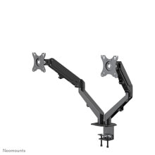 Monitor Stands by Newstar monitor desk mount, Clamp, 7 kg, 43.2 cm (17"), 68.6 cm (27"), 100 x 100 mm, Black