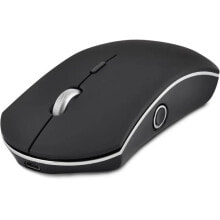 Computer Mice Kabellose Maus - BLUESTORK - 5 Tasten - 1000/1600 DPI - Windows und Mac - Mattschwarz