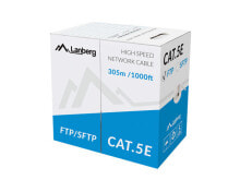 Cables & Interconnects LCF5-11CC-0305-S. Cable length: 305 m, Cable standard: Cat5e, Cable shielding: F/UTP (FTP), Cable colour: Grey