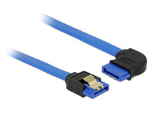 Cables & Interconnects DeLOCK 84991 SATA cable 0.5 m SATA 7-pin Black, Blue
