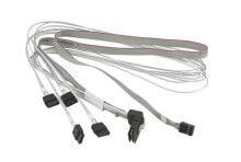 Cables or Connectors for Audio and Video Equipment Supermicro CBL-SAST-0659 Serial Attached SCSI (SAS) cable 0.75 m Grey