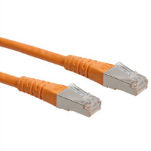 Cable channels ROLINE S/FTP (PiMF) Patch Cord, Cat.6, orange 3.0 m
