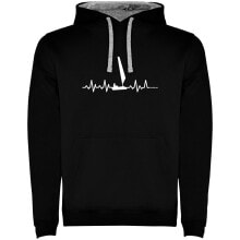 Athletic Hoodies KRUSKIS Sailing Heartbeat Two-Colour Hoodie
