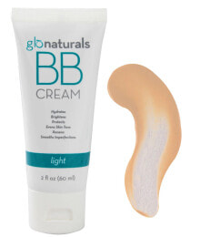 BB, CC and DD Creams Glonaturals BB Cream - Light Color - Non-GMO -- 2 fl oz