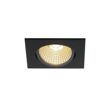 Recessed Lighting SLV 114390, Recessed lighting spot, 1 bulb(s), LED, 3000 K, 890 lm, Black