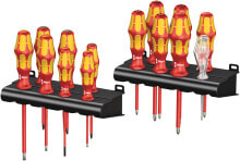 Screwdriver Kits Wera Kraftform Big Pack 100 VDE. Handle colour: Red/Orange