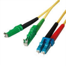 Cable channels LEONI LWL-Kbl OS2 RuM/Shr. E2000/LC 5m - Kabel - 5 m - Cable - 5 m