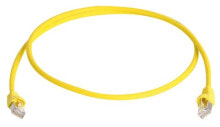Cables or Connectors for Audio and Video Equipment Telegärtner MP8 FS 600 LSZH-0,5 yellow networking cable 0.5 m