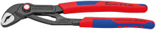 Plumbing and adjustable keys Knipex 87 22 250, Tongue-and-groove pliers, 5 cm, 4.6 cm, Chromium-vanadium steel, Blue/Red, 25 cm
