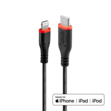 Charging Cables Lindy 31286 lightning cable 1 m Black