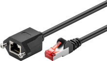 Cables & Interconnects Goobay CAT 6 F/UTP 0.5m, 0.5 m, Cat6, F/UTP (FTP), RJ-45, RJ-45, Black